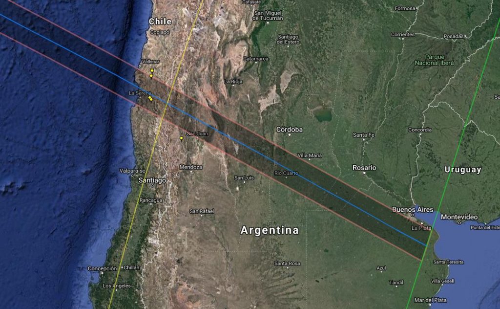 Total Solar Eclipse 2019 - South America
