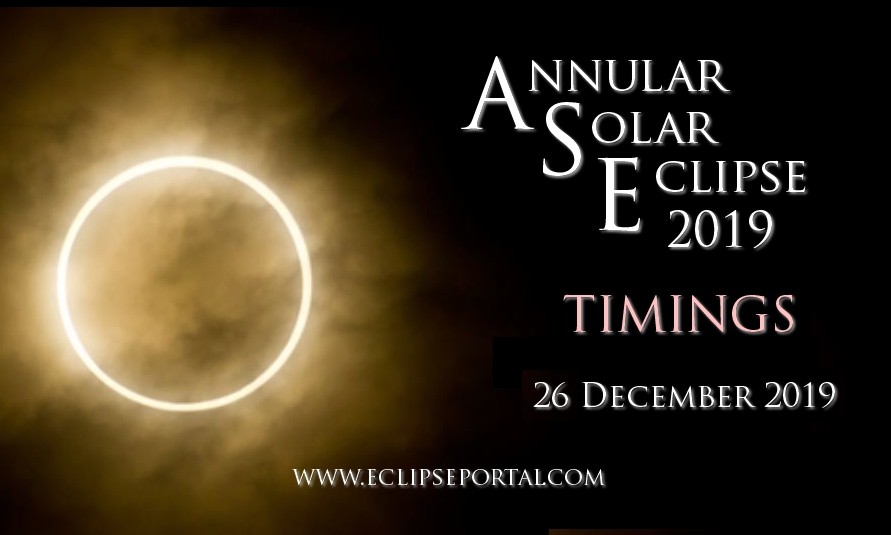 Annular Solar Eclipse 2019 Timings