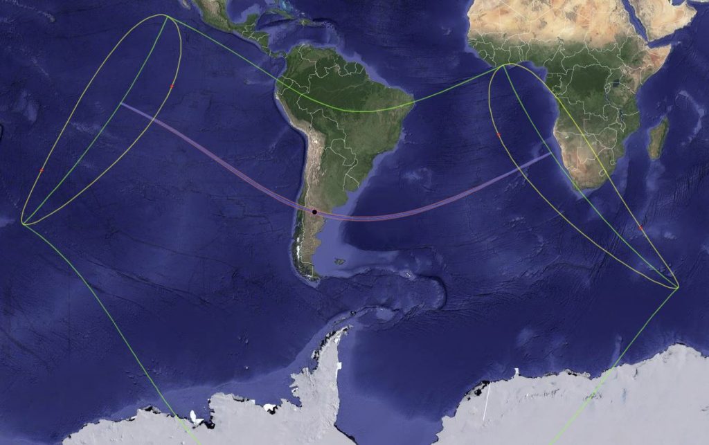 Total Solar Eclipse 2020 World Map